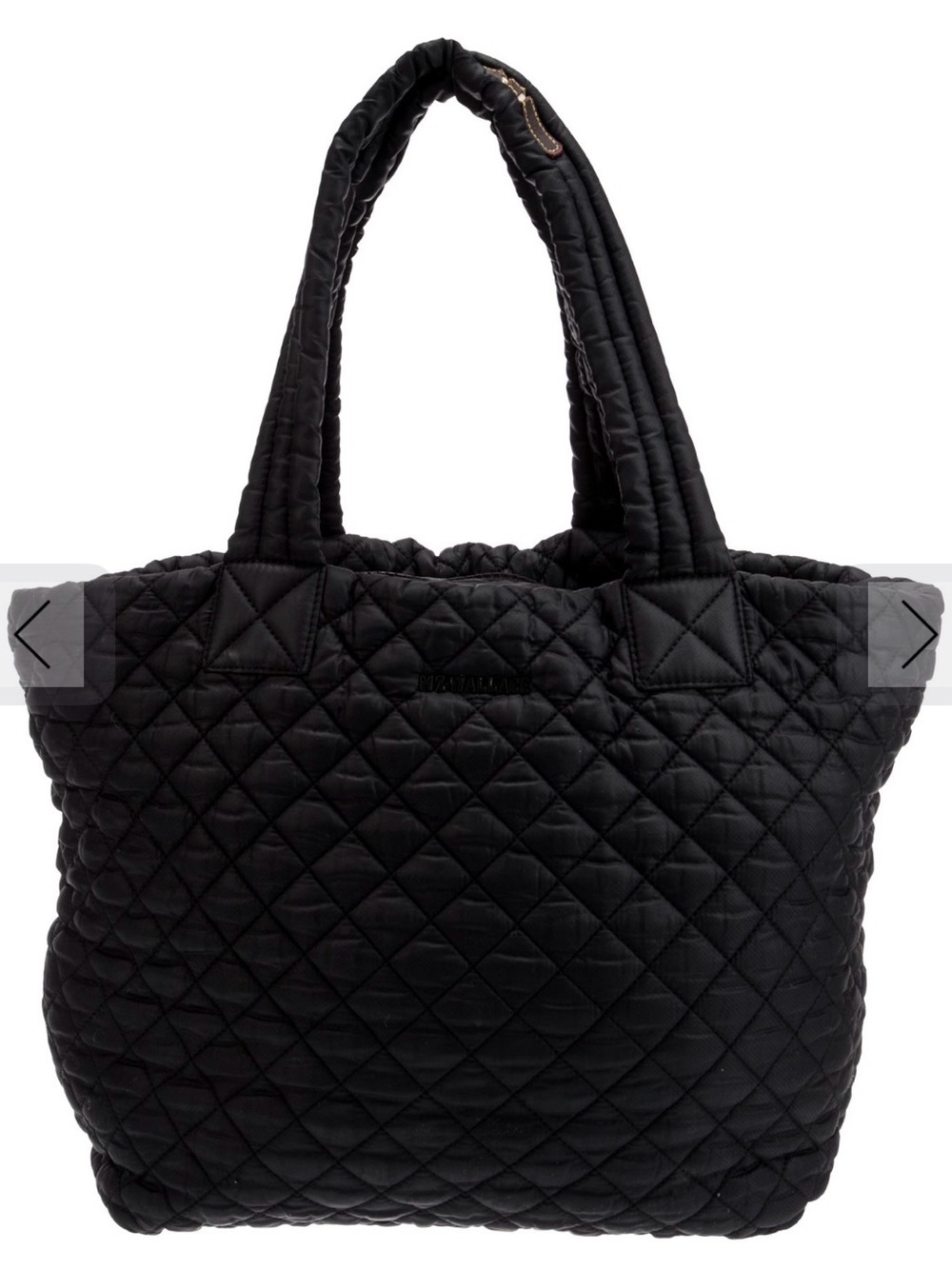 MZ Wallace Black Quilted Tote